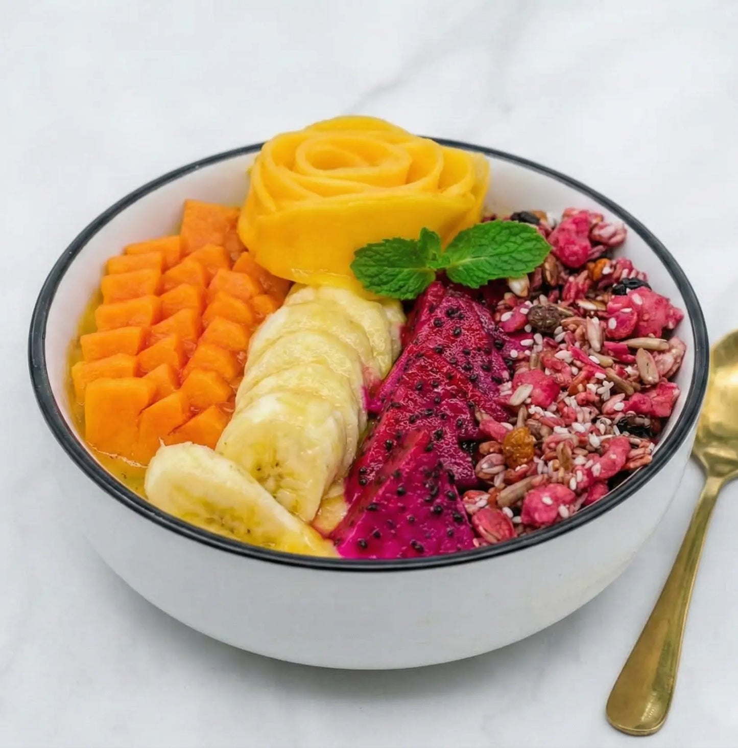 Golden Tropical Bowl